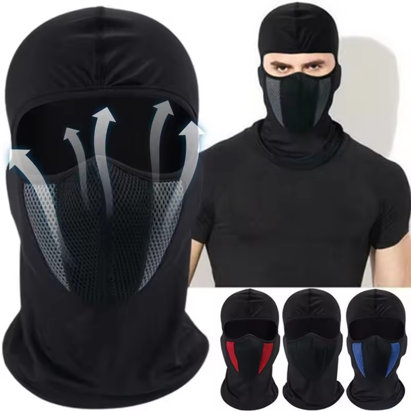 Sports Mask Breathable - Máscara facial completa ciclismo à prova