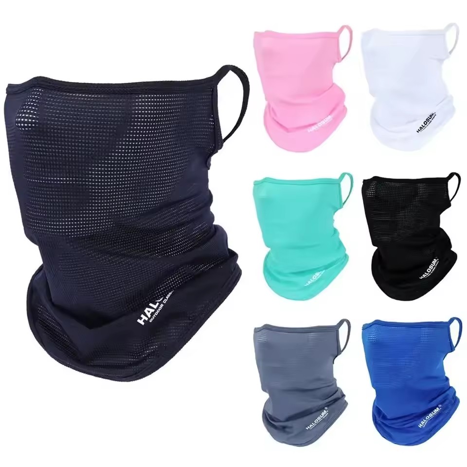 Sports Mask Breathable - Máscara Balaclava de Seda Gelada para