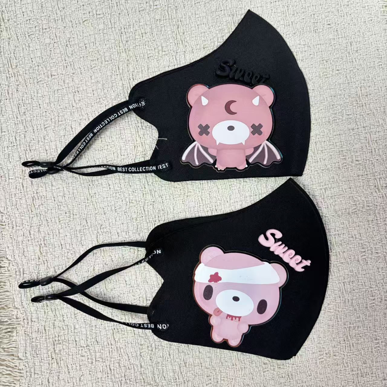 Cloth Face Mask Washable - Máscara de tecido com desenho de