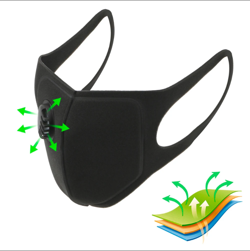 Pm2.5 Filter Insert - Máscara Facial Unissex com Filtro Anti