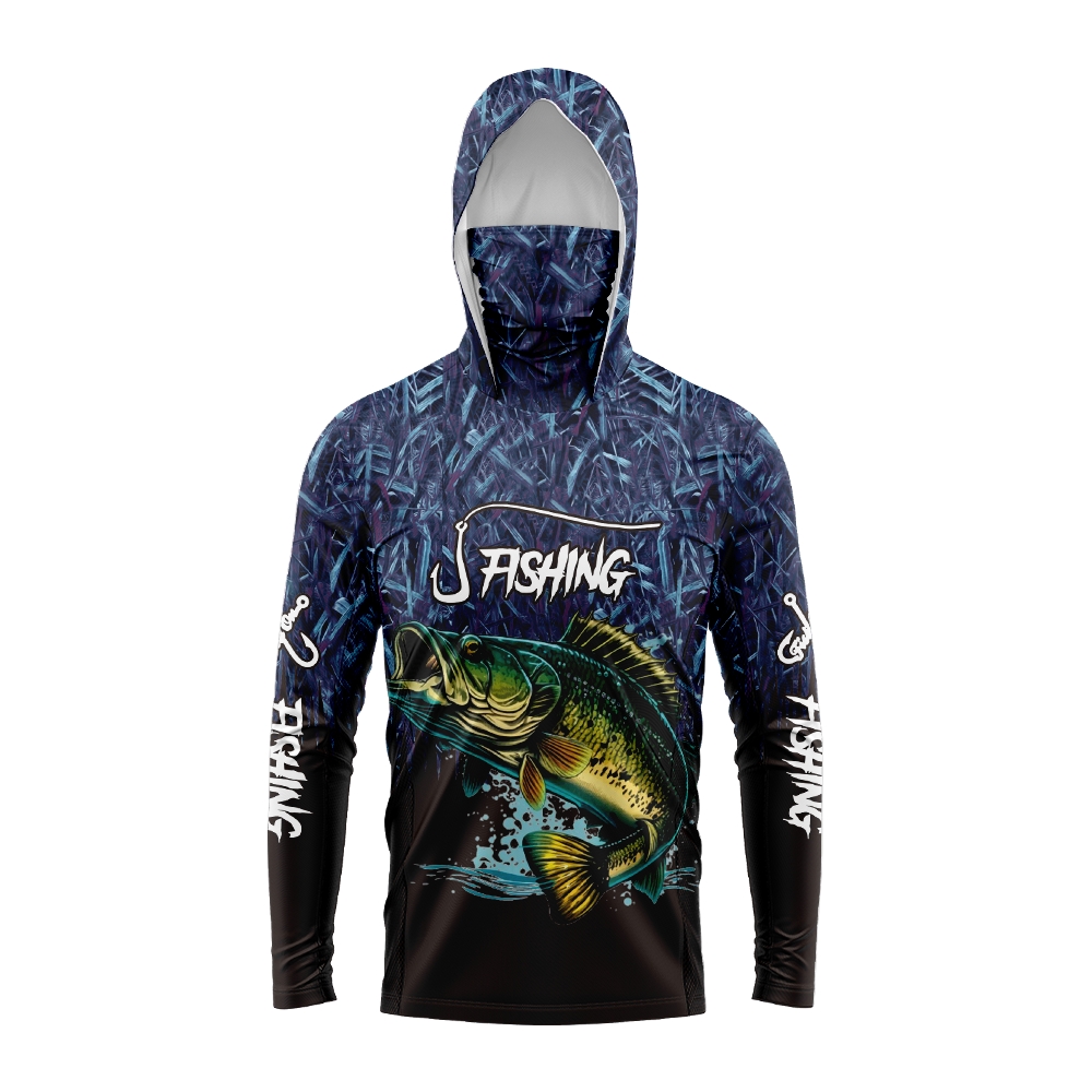 Camiseta de Pesca Masculina co - Sports Mask Breathable avaliação e preço