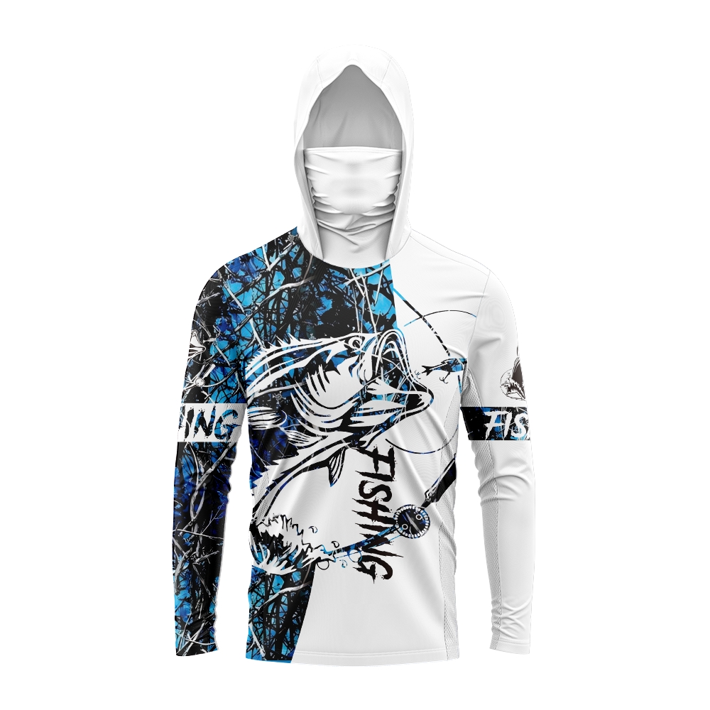 Camiseta de Pesca Masculina co - Sports Mask Breathable avaliação e preço