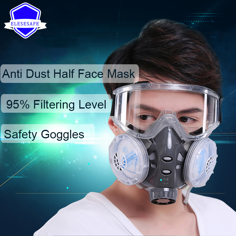 Nova máscara antipoeira rosto  - Dust Mask Construction avaliação e preço