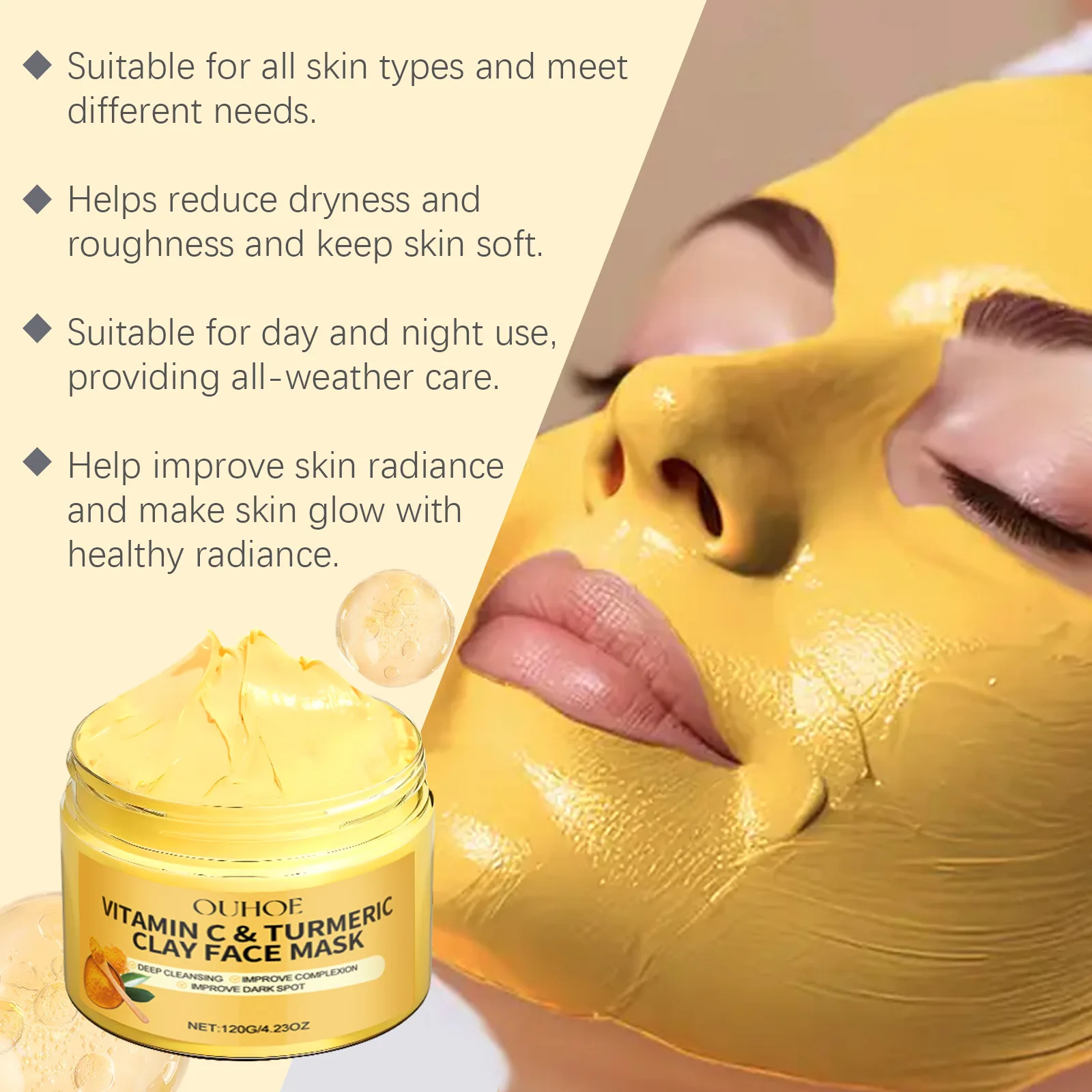 Máscara de lama de cúrcuma de  - Dust Mask Construction avaliação e preço
