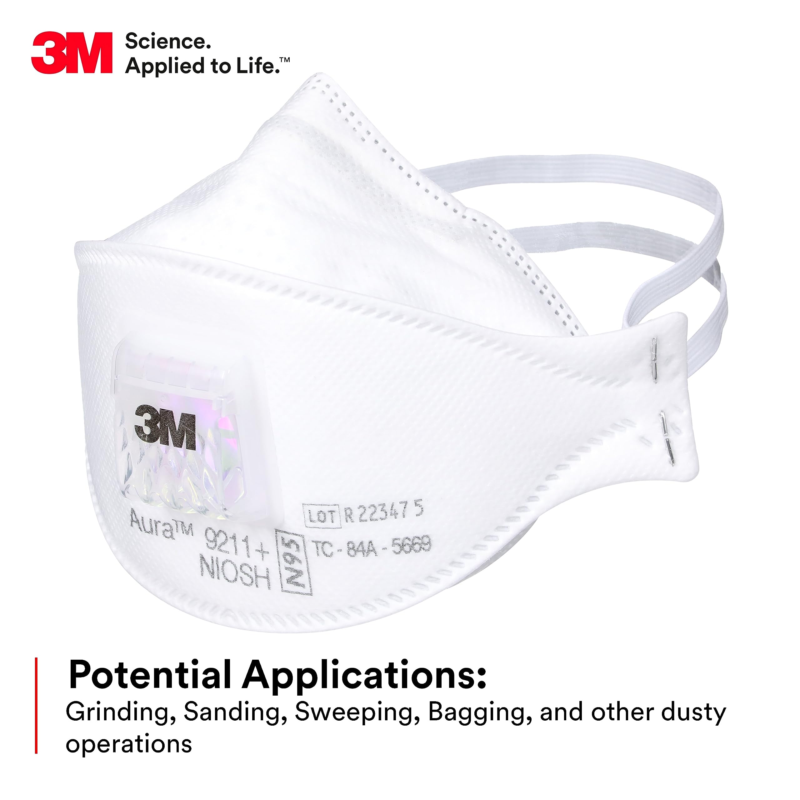 3m aura 9211 + respirador de p - Dust Mask Construction avaliação e preço