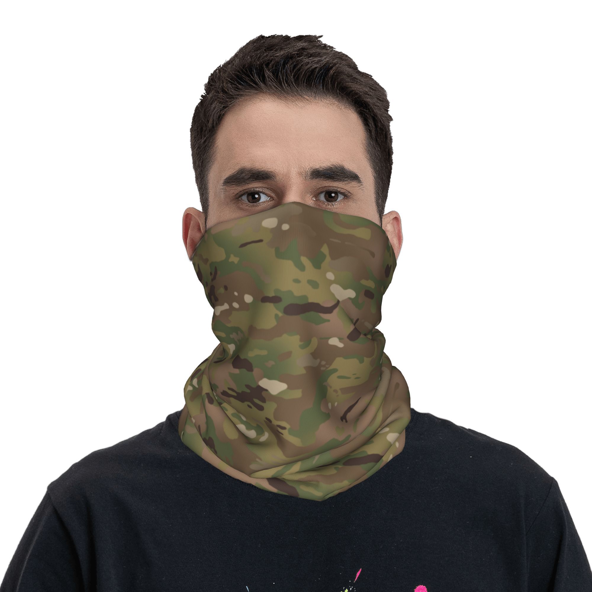 Personalizado militar camuflag - Neck Gaiter Face Cover avaliação e preço