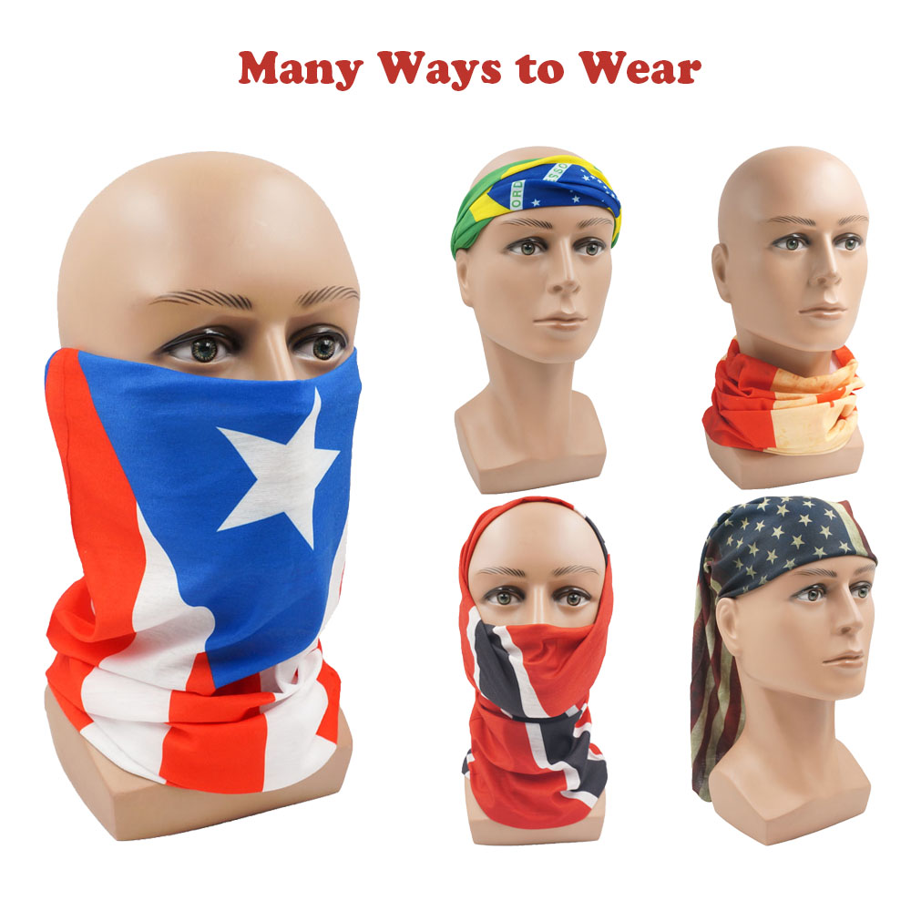 Bandeira da Argélia impressa b - Neck Gaiter Face Cover avaliação e preço