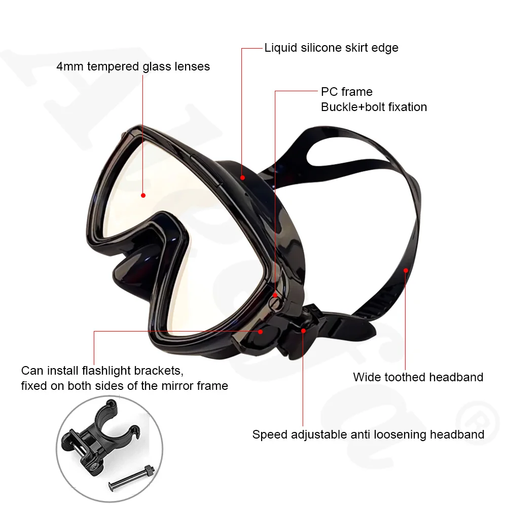 Máscara de Mergulho com Suport - Silicone Mask Bracket avaliação e preço
