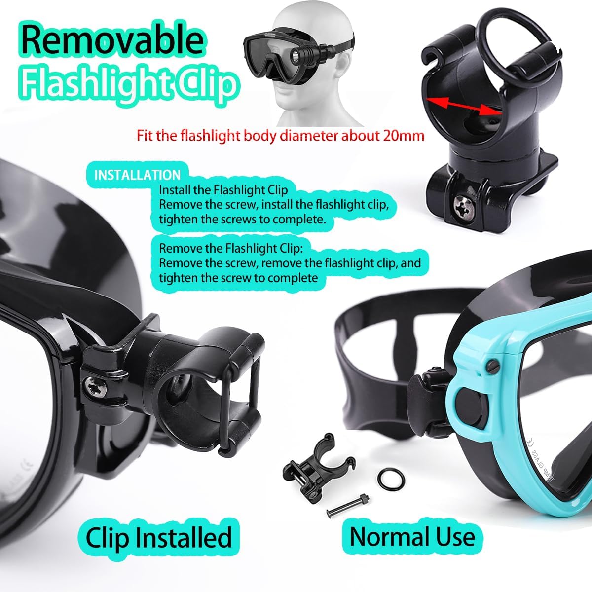 Máscara de Mergulho com Suport - Silicone Mask Bracket avaliação e preço