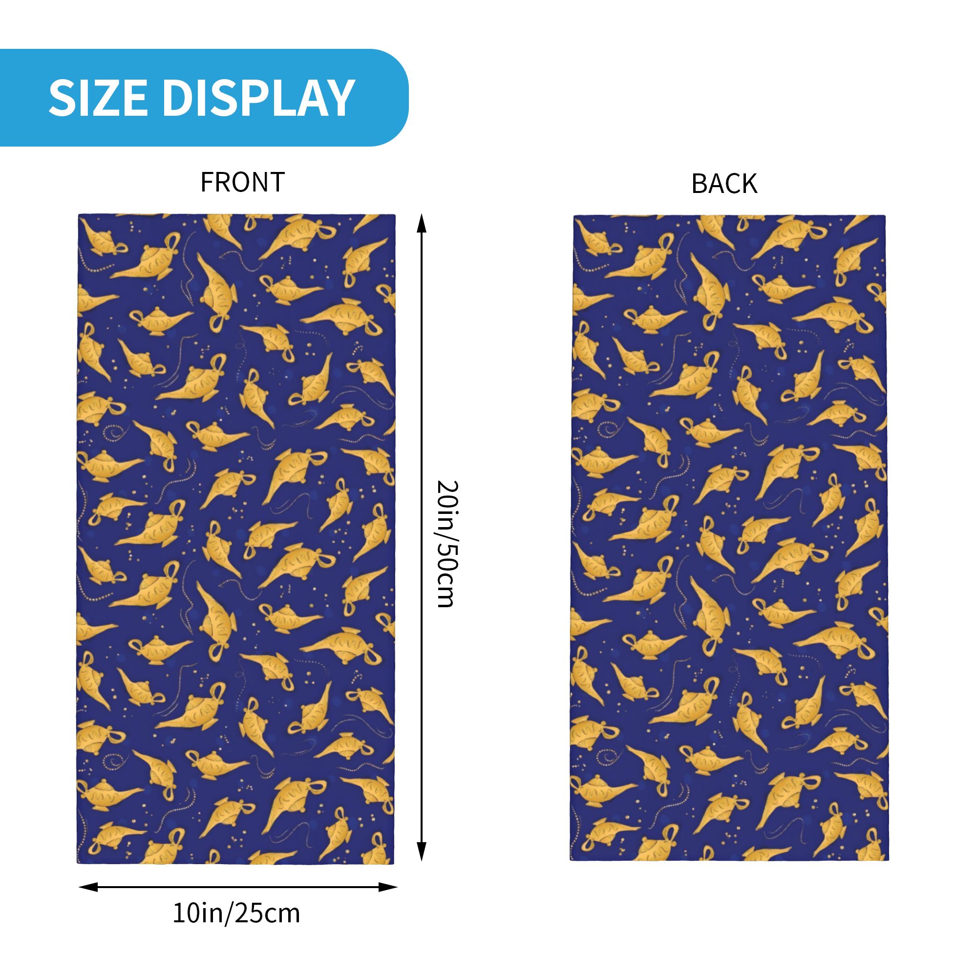 Bandana Personalizada A-Aladdi - Neck Gaiter Face Cover avaliação e preço